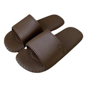 XIXITIAO | Narrow Retro Leather Texture Anti-slip House Slippers