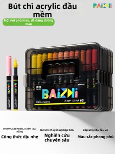 BAIZHI | Non-Bleed Layerable Acrylic Marker Soft Tip Direct Ink Pen