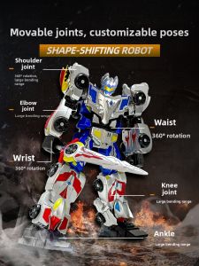 HANLIANG | Đồ Chơi Robot Biến Hình Cho Bé Trai 6-12 Tuổi