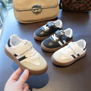 Childrens Soft Bottom Dequn Shoes Sports Casual Baby Shoes Anti-Slip Rubber Outsole Fall Season Boys Girls Running Shoes
