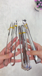 Mama Cooking Set - ที่คีบน้ำแข็ง สแตนเลส ขนาด 7.5 นิ้ว