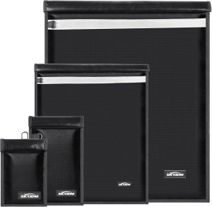 2/3/4 Pcs Faraday Bag Shielding RFID Mobile Phone Signal Anti-tracking GPS Positioning EMF Protection Information Security Cover