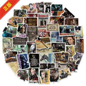 Harry Potter Movie Poster Stickers 50 Pieces Triangle Characters Scrapbooking Wall Decals Collaborative Edition Anime Accessories