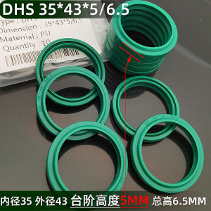 Nhập Khẩu Xanh Lá Un Vòng Đệm Xi Lanh Thủy Lực U/y Piston Polyurethane Uhs Phạm Vi Kích Thước Toàn Diện Vòng Bi Áp Suất Chống Mài Mòn