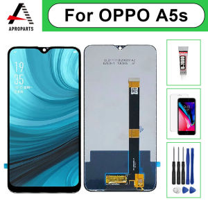 100% ทดสอบแล้วสำหรับ OPPO A5S AX5S A7 AX7 A12 A12S Realme 3 สัมผัสหน้าจอ LCD อะไหล่ทดแทนประกอบหน้าจอดิจิตอล