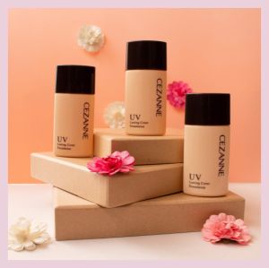 【Direct From Japan】CEZANNE Lasting Cover Foundation 3 shaedes 27g SPF50+ PA+++ Waterproof