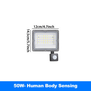 Outdoor LED Flood Light 500W 300W 200W 220V Motion Sensor Waterproof Spotlight Garden Lighting Landscape Floodlight Street Lamp