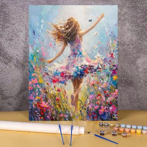 BILIBILI | Paint By Numbers For Adult Kit African Dance Women DIY Dropshipping Acrylic Oil Painting Canvas Picture By Number Home Decor