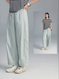 Loose Wide Leg Lightweight Casual Pants