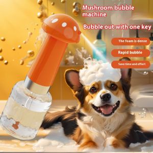 Electric Automatic Foam MachineRechargeable Shampoo Dispenser for Dog and Cat BathingzPet AccessoriesHousehold CleanBathroom