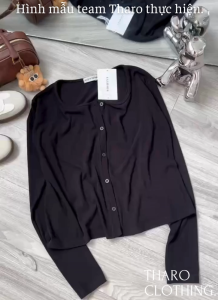 Áo Khoác Cardigan Cotton Nhung QC - Tharo Clothing [AO00309]
