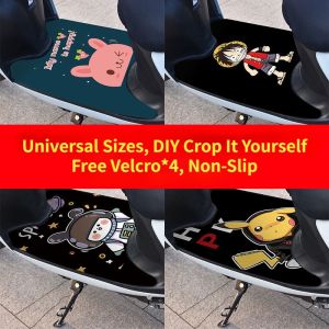 เปลี่ยนแปลงรายละเอียด พรมสกู๊ทเตอร์จักรยานไฟฟ้าพรมเช็ดเท้ารถจักรยานยนต์แบบไฟฟ้า สามารถใช้ได้ทั่วไปและไม่เสื่อกันลื่น