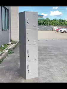 1/ 2/ 3/ 4/ 5 Compartment Steel Locker Office Cabinet Steel Wordrobe Cabinet Besi Storage Cabinet Thin and Tall