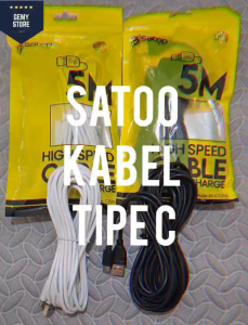 Gemy Kabel Tipe C Micro USB 5 Meter SATOO: Solusi Tahan Lama untuk Kamera CCTV & E-Commerce