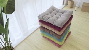 Big Square Floor Seat Cushion Corn Velvet Floor Seat Pillow for Office and Home Sofas Office Chair Chair Meditation Cushion