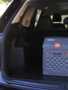 Car trunk storage box side-opening outdoor folding storage box multi-functional partition organiz