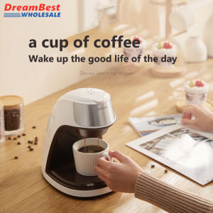 💥Dream Best🔥 Home Coffee Machine Small Multi-function Semi-automatic Office Mini Portable Coffee Machine Coffee Thermal Drip Instant Coffee Machine with Coffee Cup