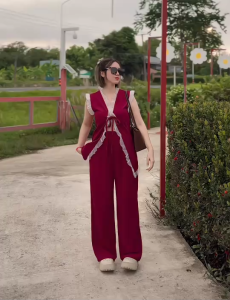 H15เซตใหม่จีบหน้าขายาว-สไตล์เซ็กซี่ ใส่ไปเที่ยวคาเฟ่ชิคๆ สาวมินิ-ผ้าท๊อฟฟี่