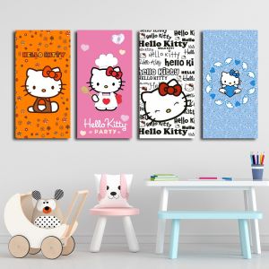 HIASAN DINDING HELLO KITTY WALL DECOR HELLO KITTY PAJANGAN KAYU DEKORASI DINDING RUMAH KAMAR TIDUR