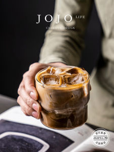 Cốc Cà Phê Thủy Tinh Chịu Nhiệt JOJOS L PD Stackable Glass Cup High Temperature Resistance Alone High Aesthetic Value