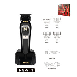 WMARK Hair Trimmer Adjustable Hair Clippers Cordless Haircut Machine Electric Barber 8500RPM Brushless Outer Motor Rotor NG-V1