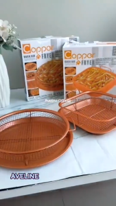 Aveline Cooper Crisper Tray Fika Oven Tray Peniris Minyak Cooling Rack Baking Tray Multifungsi Pemanggang Oven Tebal Nampan Peniris Minyak Serbaguna / Cooper Crisper Tray / Baking Tray / Oven Tray / Peniris Minyak / Cooling Rack