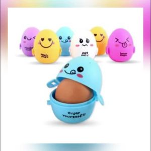 Travel Outdoor Portable 1 PCS Egg Storage Box Container Organizer Kitchen Gadgets Dispenser Holder Lovely Cartoon Egg Box