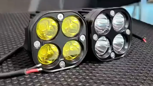 Lampu Sorot Tembak LED Bar CWL CREE 4 Titik Mata Mobil Motor 40W 9-36Volt 12V 24V Worklight Super Terang Dan Tahan Air