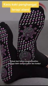 KOK [BISA COD GRATIS ONGKIR] Kaos Kaki Magnetik / Terapi Pemanas Penghangat Telapak Kaki Tourmaline / Magnetic Socks Kaos Kaki Magnet / Kaos Kaki Dewasa / Kaos Kaki Kesehatan / Kaos Kaki Murah
