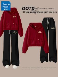 Jeanswest | Trendy Casual Sport Suit For Women Spring and Autumn Whole Outfit