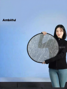 AMBITFUL | Anti-Wind Foldable Mini Portable Circular Reflecting Board for Photography and Live Streaming