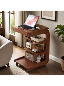 MOLORE | Luxury Side Table with Storage on Wheels