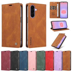 szhaiyu | Kickstand Leather Wallet Magnetic Flip Case for Samsung Galaxy S22 S23 S24 S25 S26 FE Ultra Plus Edge with Card Holder Cover