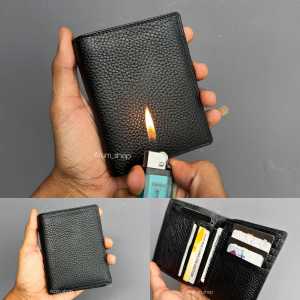 Dompet kulit asli dijamin tipe lipat berdiri dompet pria asli kulit premium tekstur kulit lentur