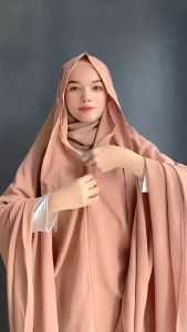 Mukena Crinkle Airflow French 3 in 1 Mukena Dewasa Traveling Bahan Crinkle Airflow Ukuran Jumbo