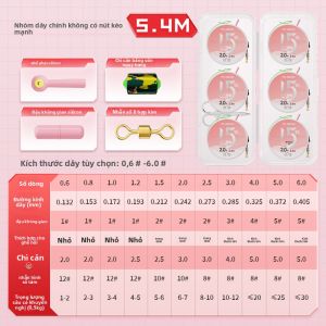 CHUANZE | Bộ Dây Câu Cá Nylon Chính Tuyến Chịu Lực Cao