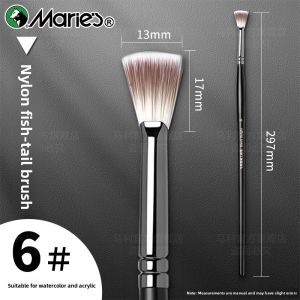 Marie’s | Art Student Paint Brush Set Fan Sable Hair Nylon