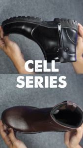 SEPATU BOOTS SLOP PRIA BLUCRAT CELL BLACK - SEPATU BOOTS SAFETY - SEPATU KERJA PRIA