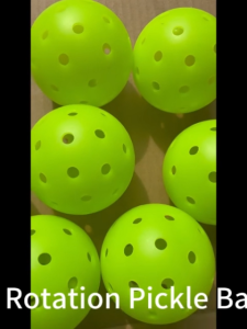 40 Holes 74MM Pickleball Ball for Outdoor Court Tournament balls Recreational Balls 6 Balls Set