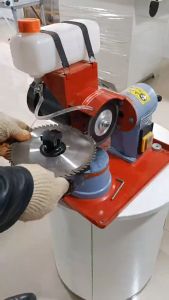JuNan Mall 370W Circular Saw Blade Grinder Sharpener 5Inch Wheel Rotary Angle Mill Grinding For Carbide Tipped Saw Wood-Based Panel