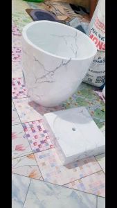 FREE ONGKIR BAK MANDI D50xT70 TERRAZO ASLI MINIMALIS ( FREE GAYUNG )