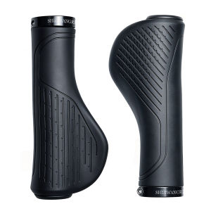 SHIZIWANGRI | Non-slip MTB Bicycle Grips Ergonomics Bike Handlebar Covers 140mm Extended Bar End Mountain Bike Grips Handles for Bicycle