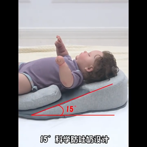 Baby Anti-Reflux Pillow Anti Spitting Slope Bed Bantal & Lying/Feeding Support Pillow