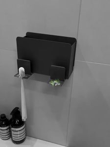 MOSHANG | Wall-mounted Drill-free Electric Toothbrush Organizer