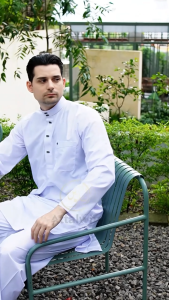 Attalwin - Koko Gamis Jubah Pria Setelan Kurta Umroh Haji Tanpa Manset SD001