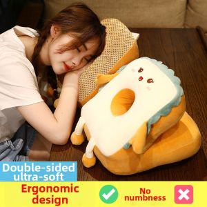 Cute Plush Toast Pillow Sleep