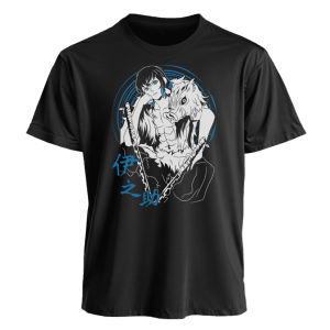 Kimetsu No Yaiba Inosuke Anime T Shirt Men Women Cotton Short Sleeve Tee Demon Slayer Graphic Print Casual Tops 2026 Summer New