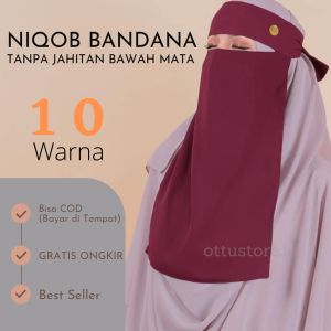 Niqob Cadar Bandana Exclusive Fatima - ottustore.id