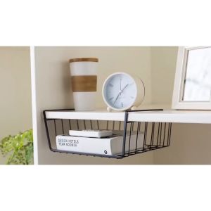 G57 Khay Lưới Sắt Để Đồ Dưới Bàn HọcKệ Khung Gài Siêu Gọn GàngNgăn Kéo Size 33x23cm GA625