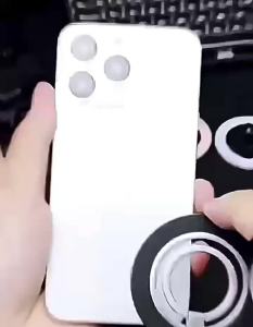 Magnetic phone ring holder for [flexible 360 ° rotation] magnet finger ring grip stand holder fit for iPhone 16 15 14 13 12 Pro Pro Max plus mag safe accessories misty Black